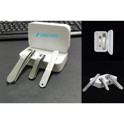 3" 1 Stainless Steel Professional Pedicure Kit Nail Scissors Grooming Kit With White Box