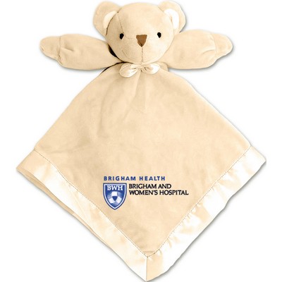 Beige Bear Baby Blanket
