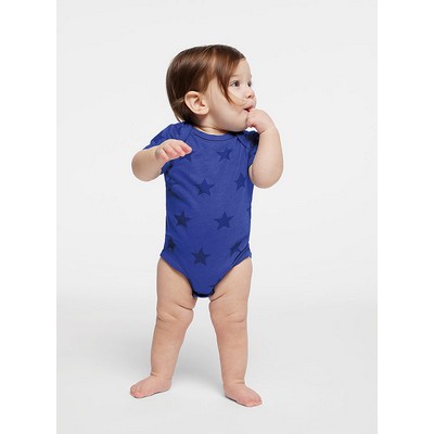 Code Five® Infant Five Star Lap Shoulder Short Sleeve Fine Jersey Bodysuit
