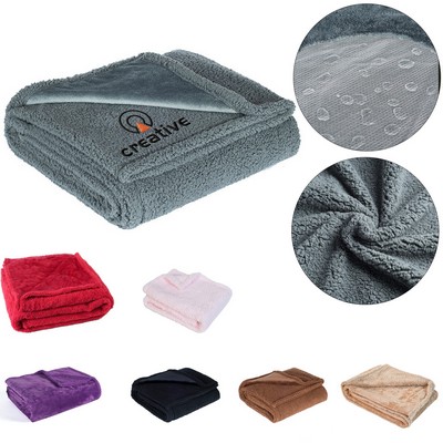 Double-Sided Fleece Pet Blanket