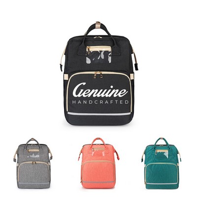 Diaper Backpack with Changing Station