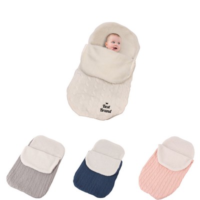 Baby Plush Sleeping Bag Blanket Wrap